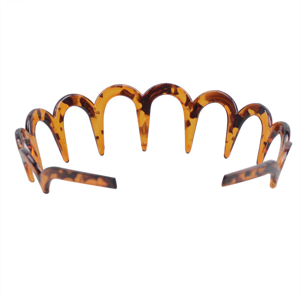 Drop-Resistant Toothed U-Shaped Hair Headband for Hair & Beauty