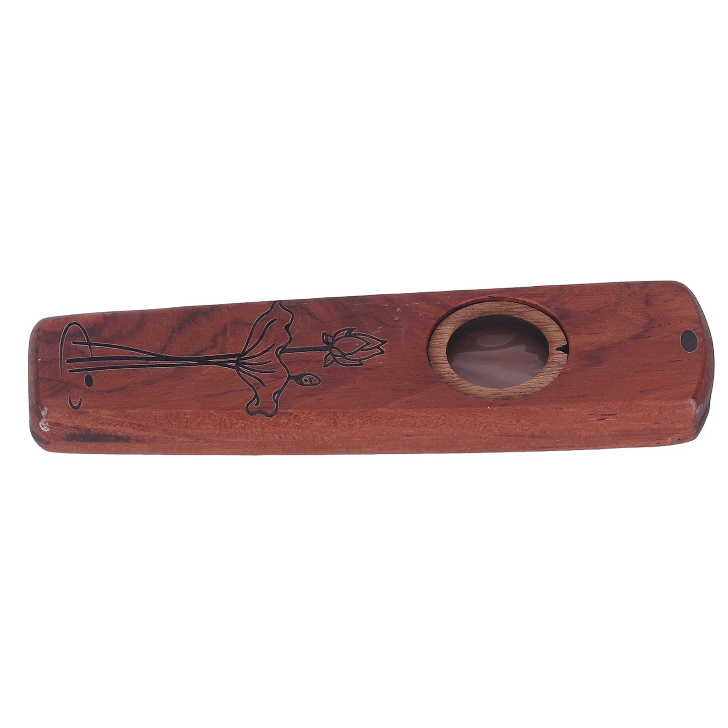 Wood Kazoo Wind Instrument - Easy Play for Guitar & Ukulele