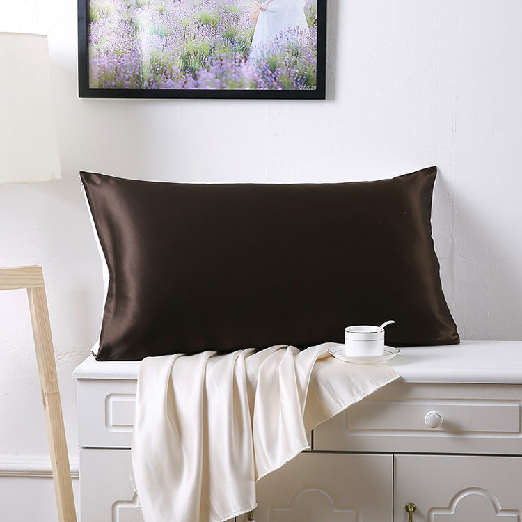 Silk Pillowcase Double-Sided European Style 100% Mulberry Satin Home Decor
