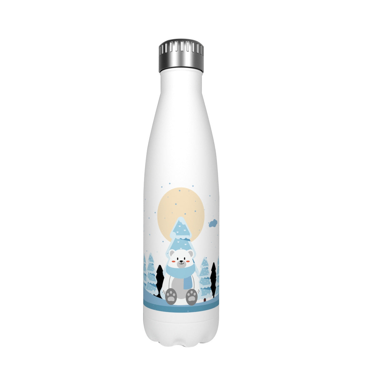 Cute Cartoon Stainless Steel Large Volume Bottle with Variety Designs