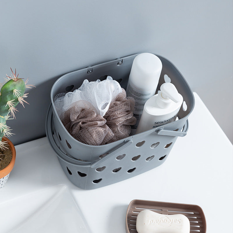Modern Bathroom Storage Basket for Home Organization - Multi Color