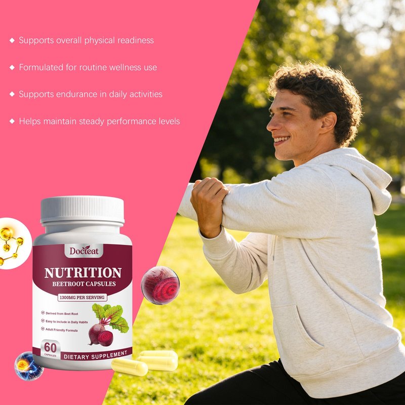 Beet Energy Support Capsules - 60 Capsules