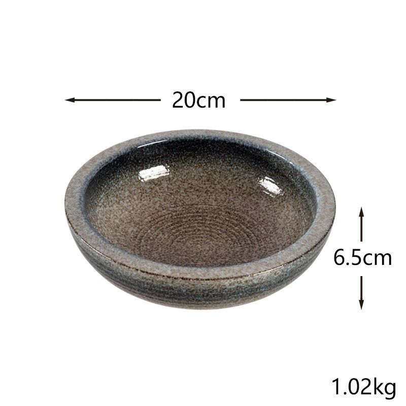 Large Porcelain Kitchen Bowl with Multiple Sizes - Household Home Storage