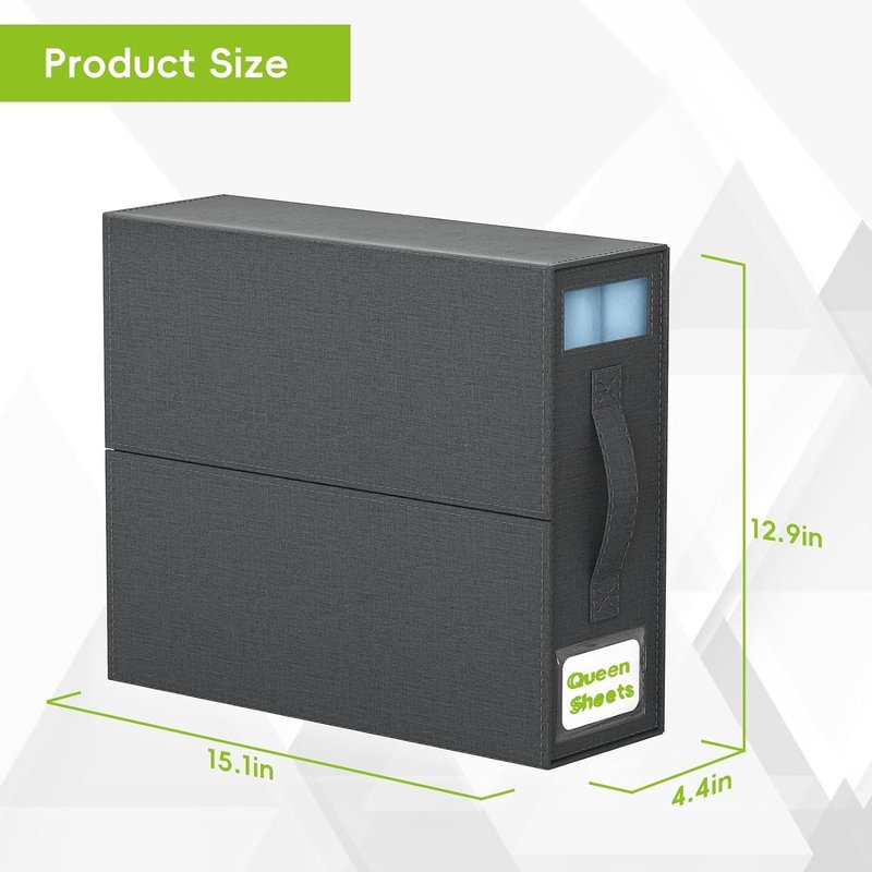 Large Capacity Foldable Storage Box with Window for Clothes and Bedding