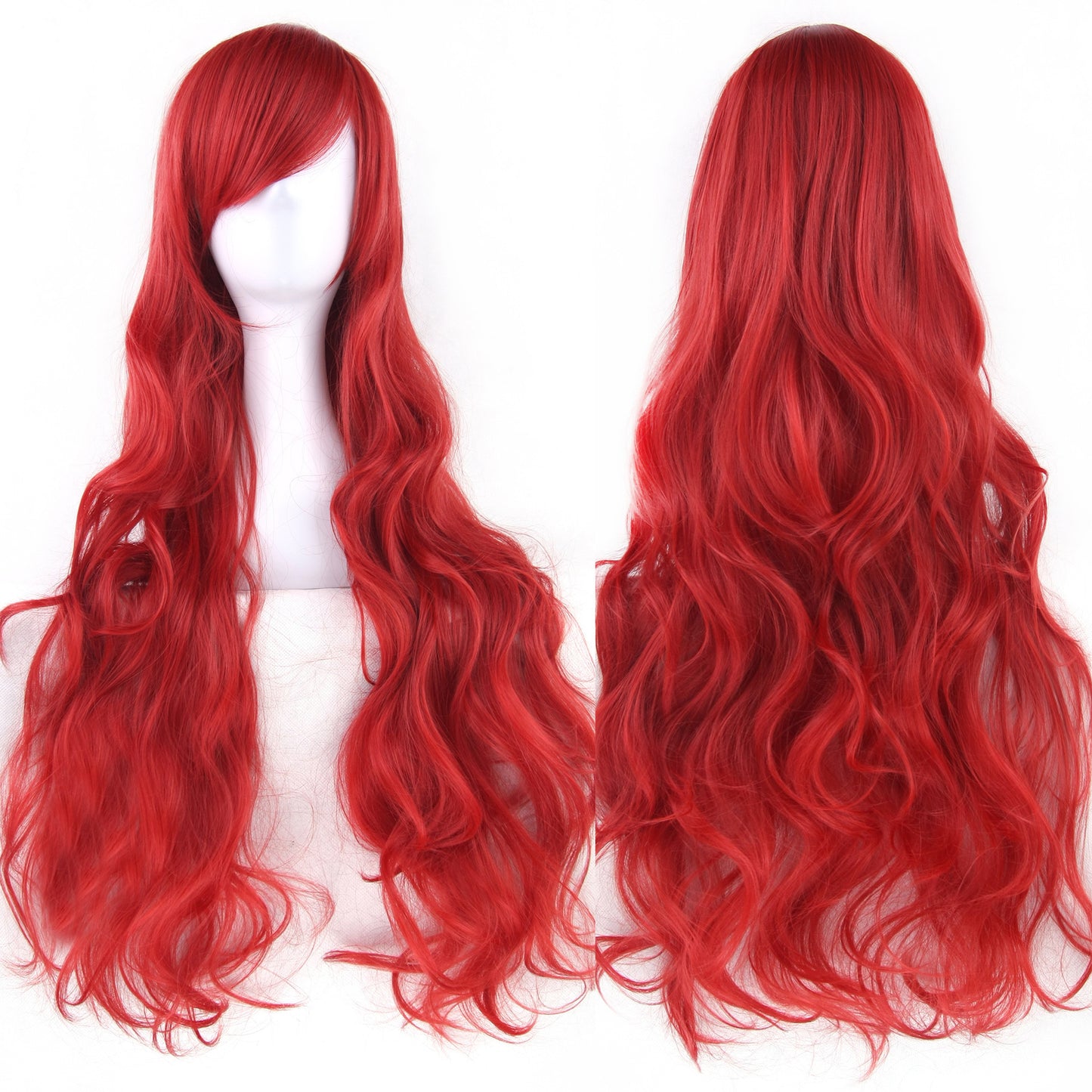 Colorful Cosplay Wig with High-Temperature Fiber, Long Curly Style