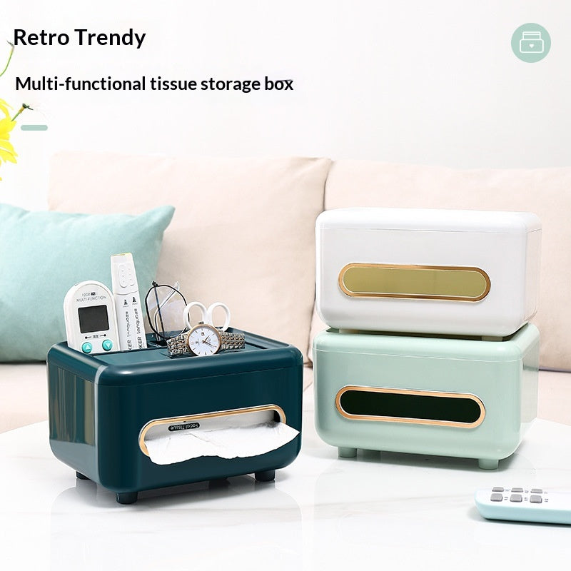 Luxury Desktop Tissue Box – Modern Home Office & Living Room Decor