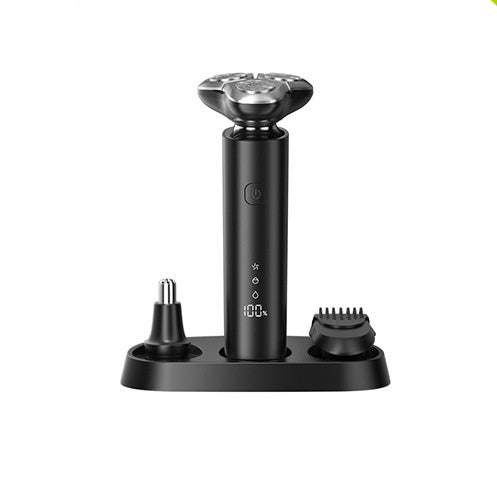Electric Rechargeable Three-Head Shaver, Fully Washable