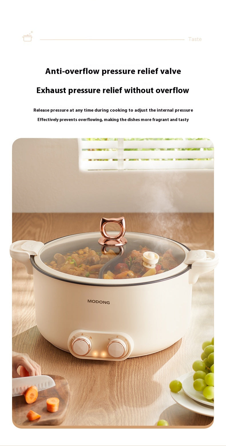 Large Capacity Electric Chafing Dish with Multi-Functional Heating for Home & Kitchen