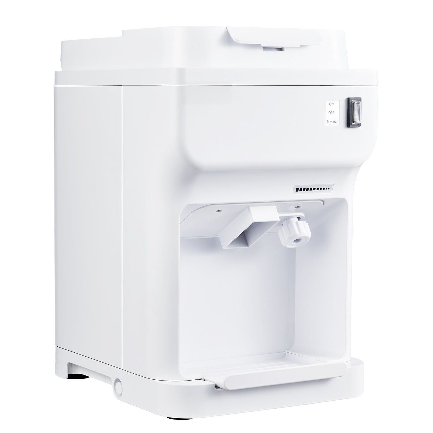 Electric Snow Cone Maker 220LBS/H Ice Shaver Machine White Commercial