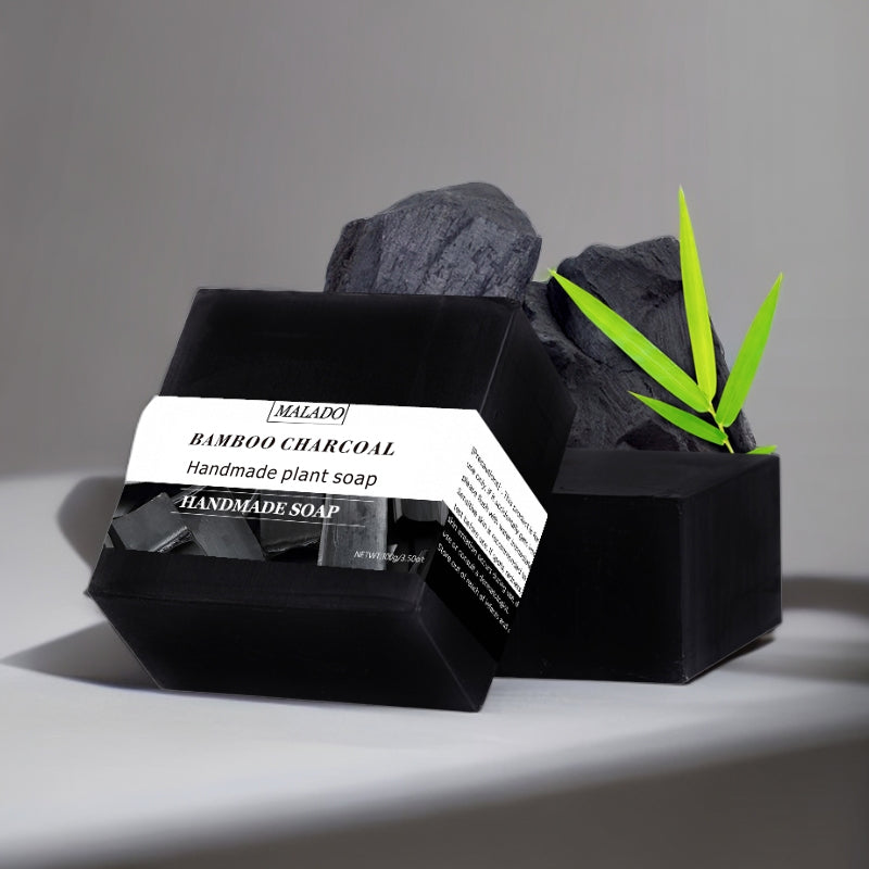 Bamboo Charcoal Bar Soap - 100g