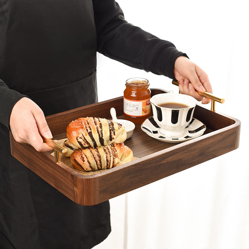 Wooden Rectangular Serving Tray for Home & Kitchen - Large, Medium & Small Sizes