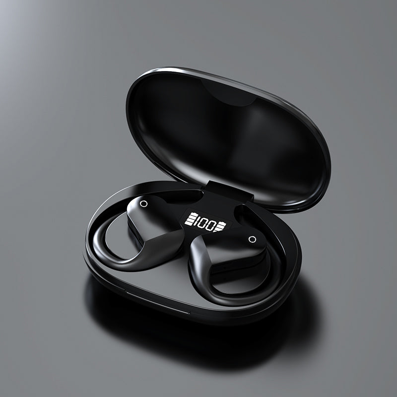 Open Ear Bluetooth Wireless Headphones with Built-in Mic - Ergonomic for Running & Fitness