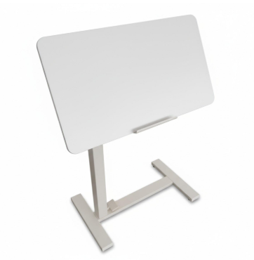 Wheeled Adjustable Bedside Table - Portable Height & Angle Adjustments