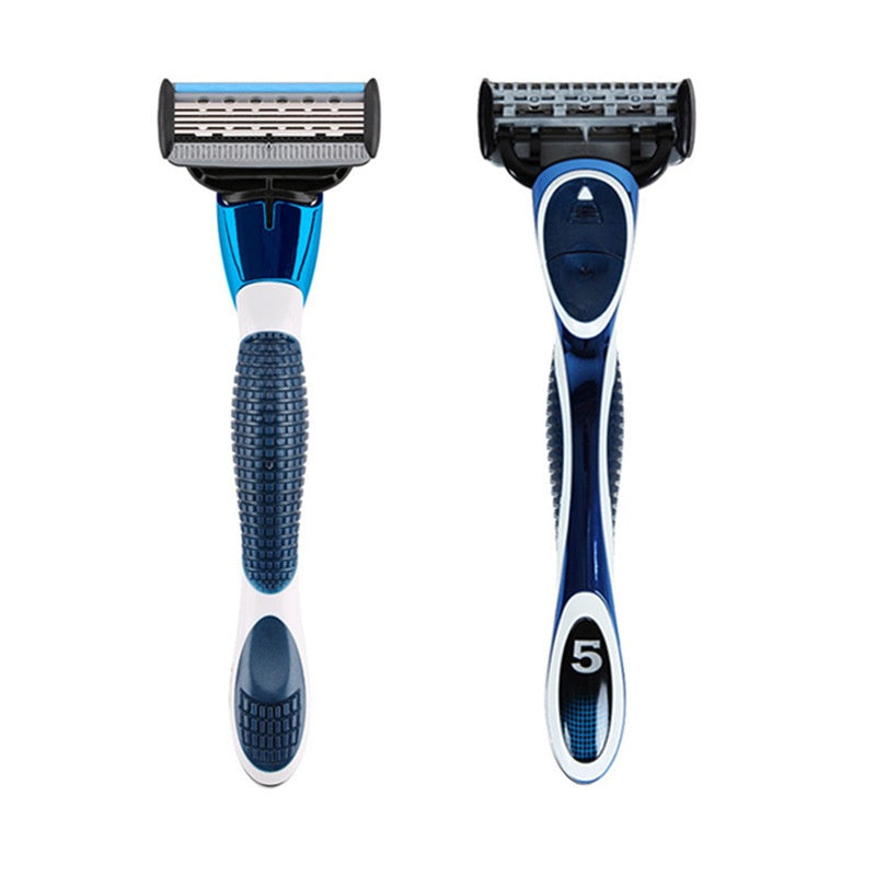 5-Layer Manual Shaver with Interchangeable Heads