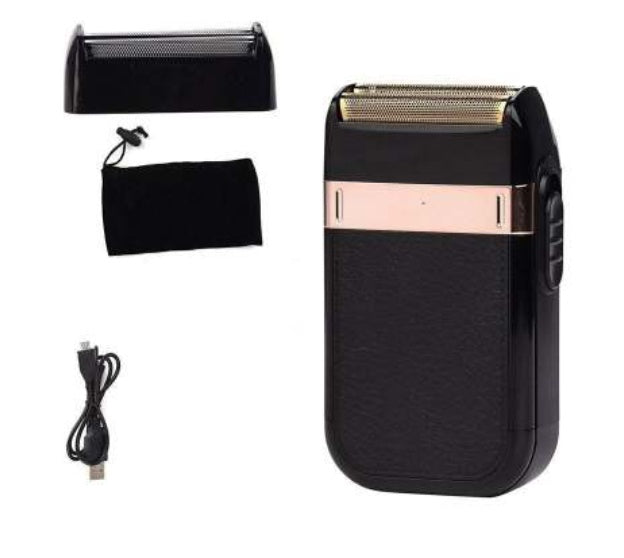 Men's Electric Shaver with LED Display - Black