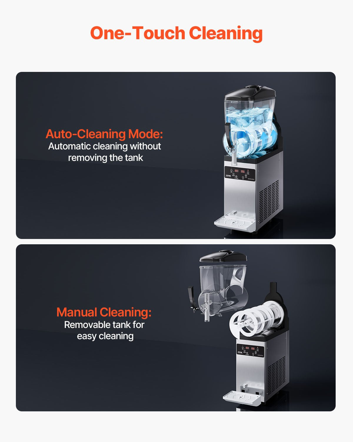 12L Commercial Slushy Maker Machine for Margaritas & Frozen Drinks