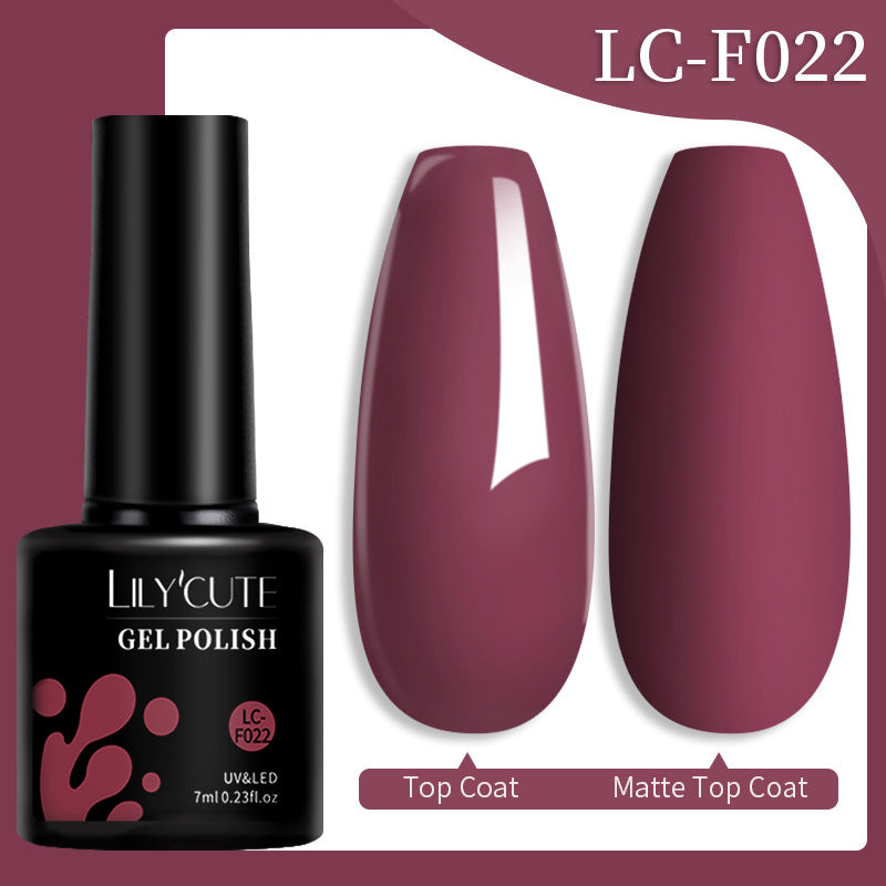 Colored Glitter Nail Glue Set for Nail Art - Waterproof & Non-Flushing