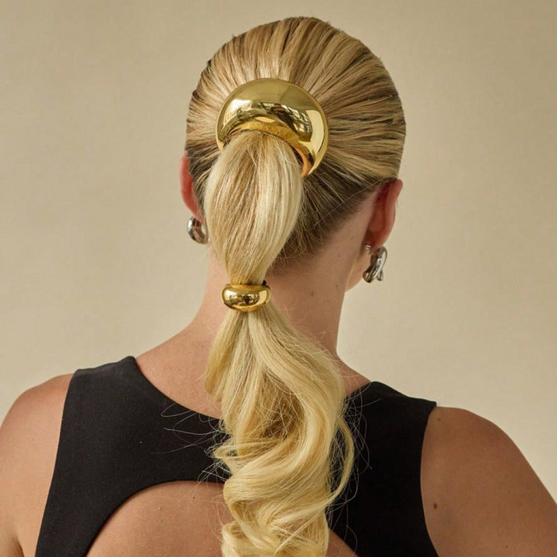 U-Shaped Alloy Ponytail Hair Ring