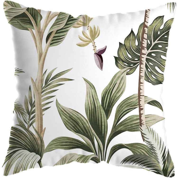 Tropical Plant Cushion Cover for Sofa Living Room Home Decor 45x45cm