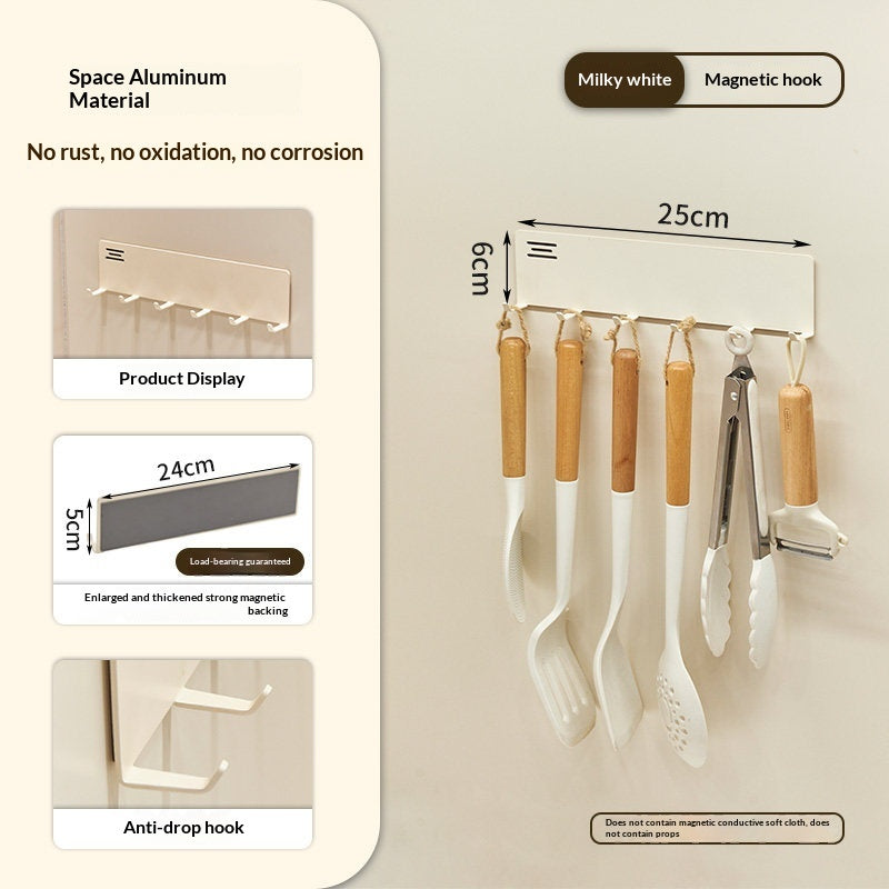 Magnetic Kitchen Knife Holder & Storage Rack - Aluminum Organizer with Variants