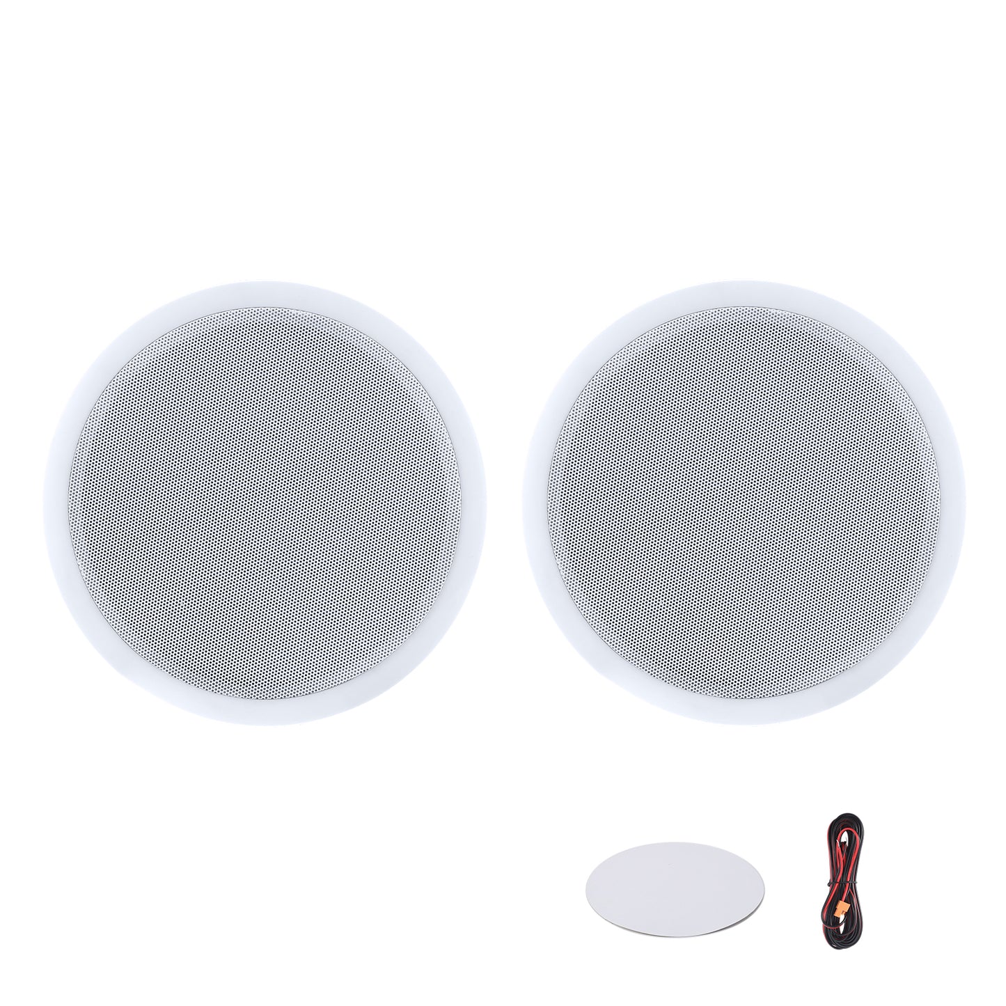 Bluetooth Ceiling Speakers 8-Inch In-Wall & In-Ceiling Stereo System with Amplifier - Waterproof for Living Room, Patio, Home Theater
