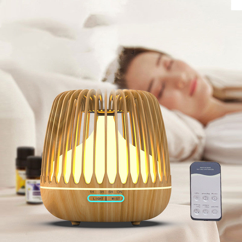 Wood Grain Aromatherapy Diffuser for Home & Relaxation