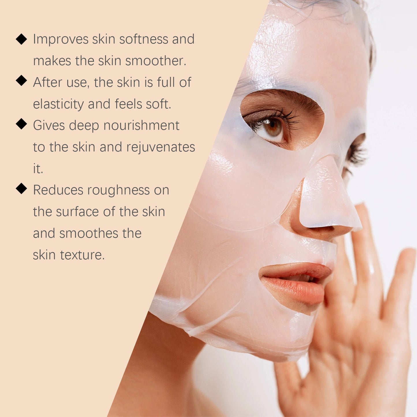 Astaxanthin Moisturizing Face Mask - Mild & Delicate Skin Care Sheet
