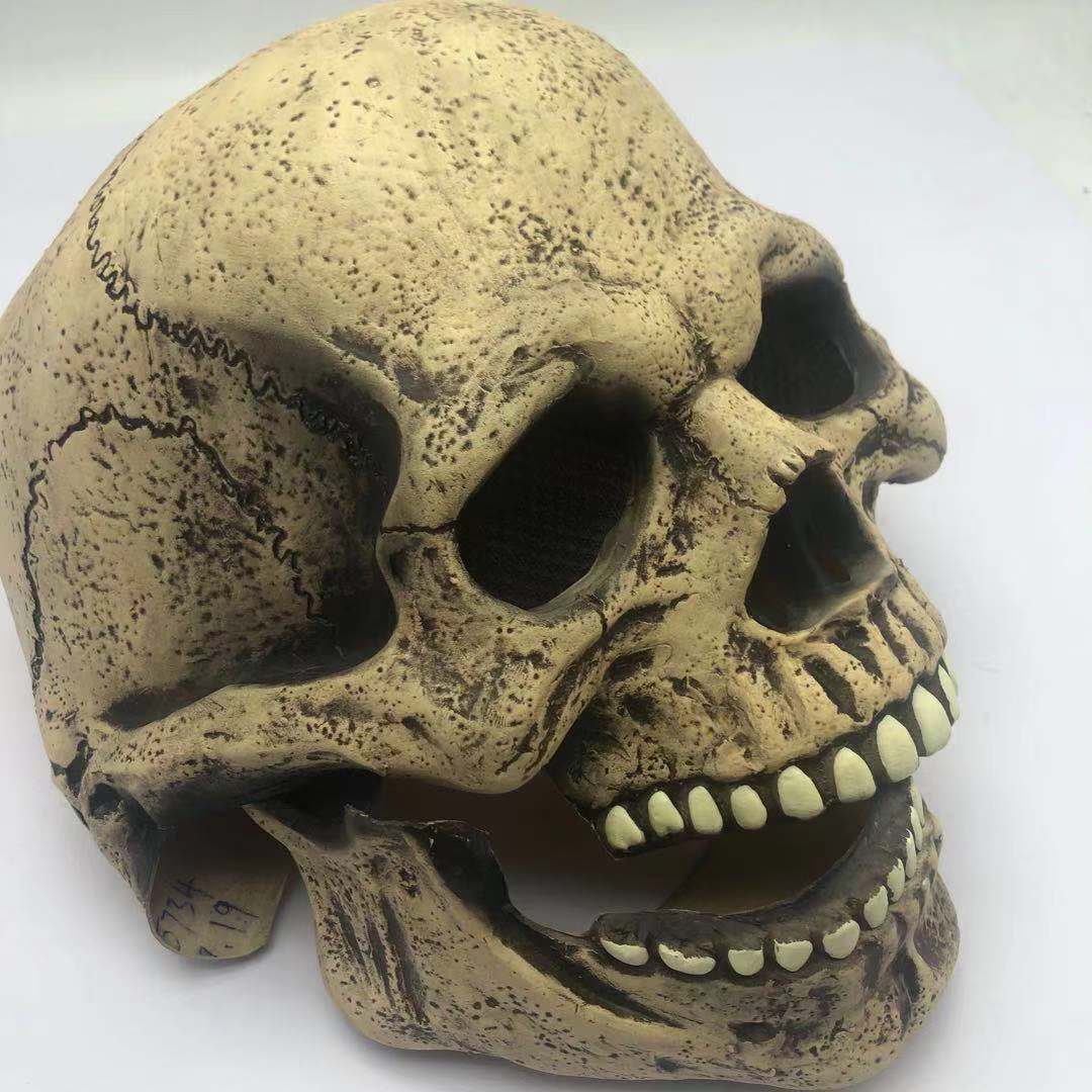 White Latex Horror Skull Mask