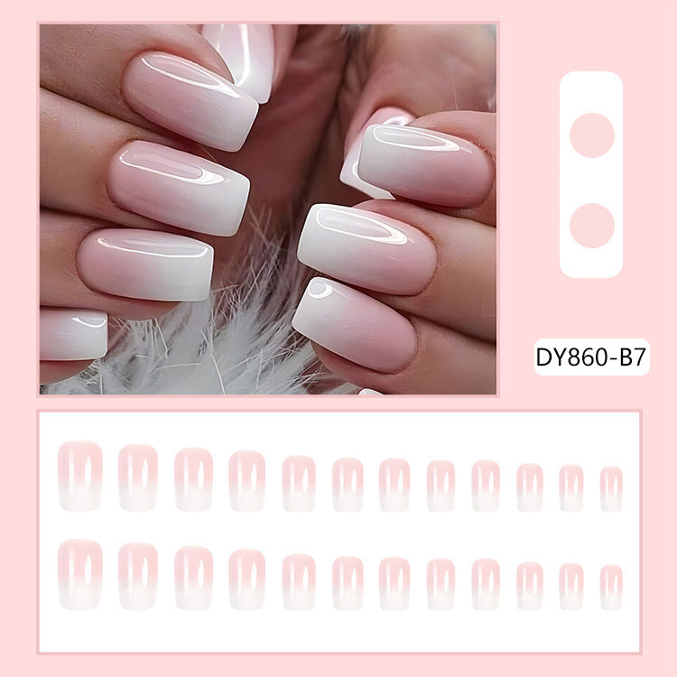 Jelly Powder Gradient Nail Stickers for Nail Art - 24pcs