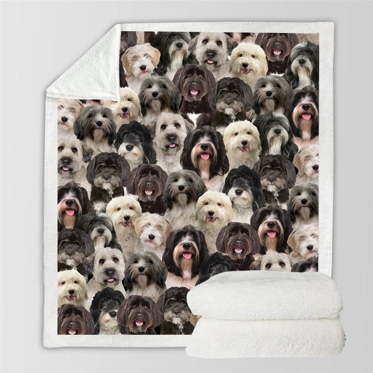 Printed Flannel Pet Dog Blanket - Multiple Sizes & Styles