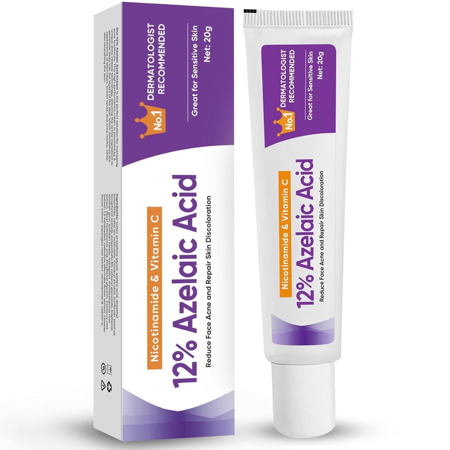 Azelaic Acid Face Serum 20g - Acne, Pigmentation & Brightening Treatment