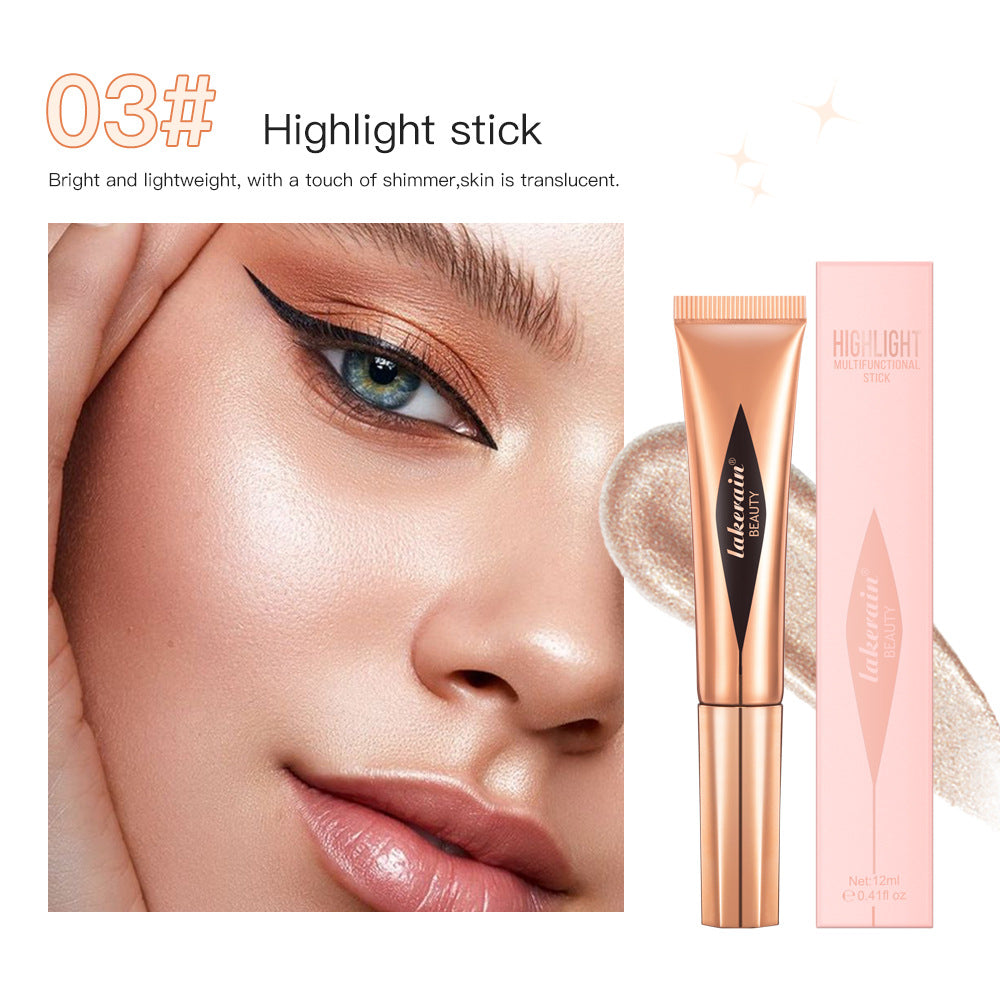 Multi Functional Cosmetic Pen Powder Blusher Highlights - 6 Colors