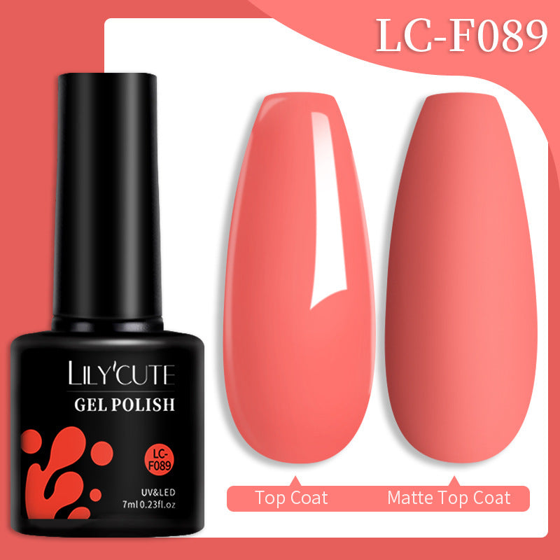 Colored Glitter Nail Glue Set for Nail Art - Waterproof & Non-Flushing