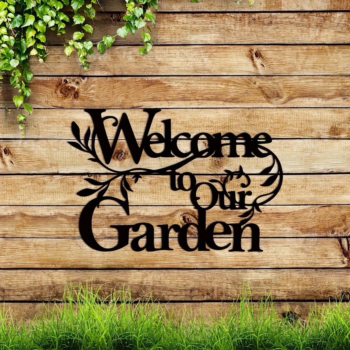 Vintage Metal Wall Sign - Where Life Begins & Love Never Ends