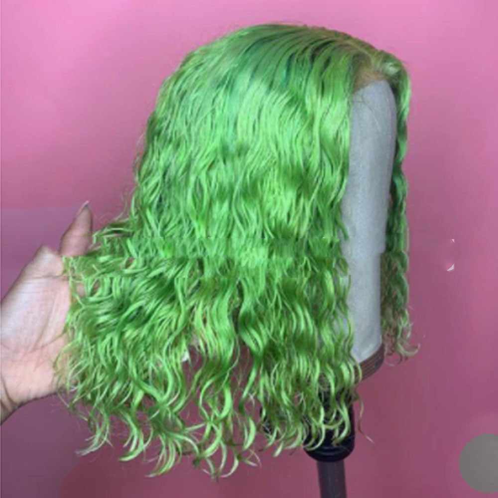 Fashion Short Curly Lace Front Wig for Women - Multi-Color Synthetic Hairpiece