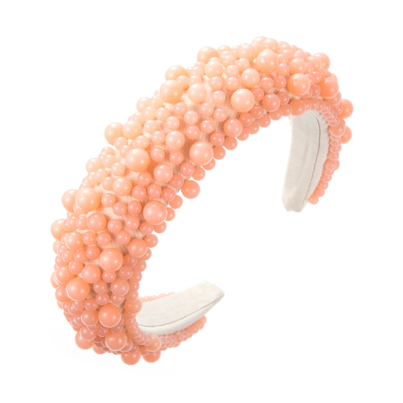 Beaded Pearl Headband Fashion Hair Accessory