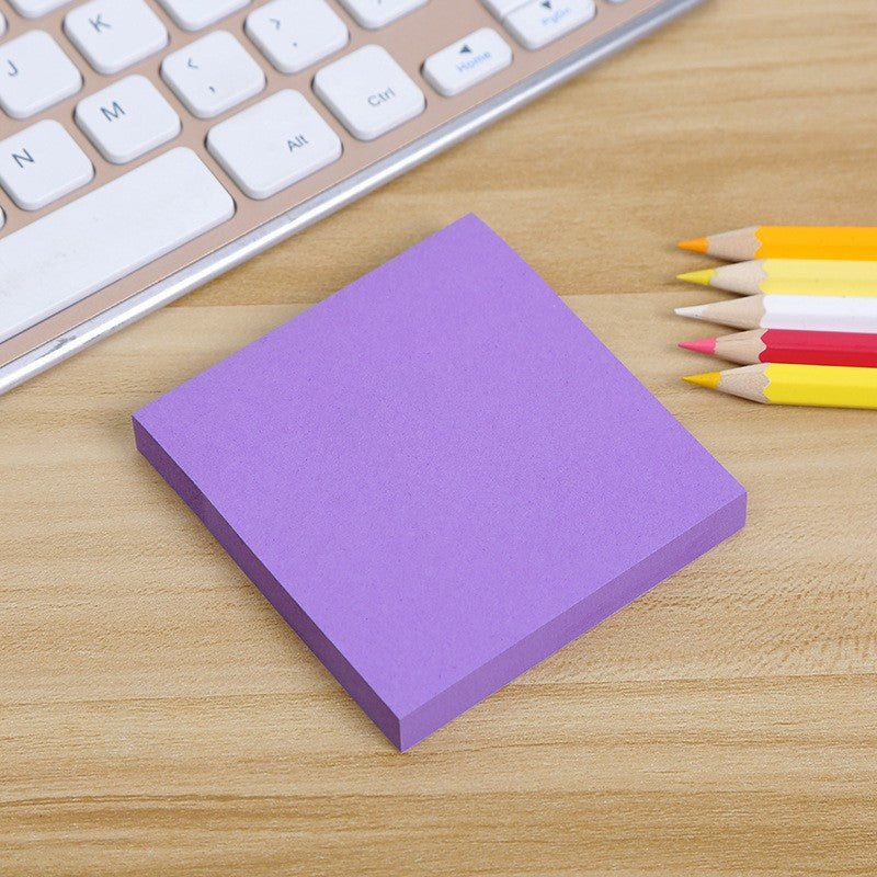 Fluorescent Color Sticky Notes Set - 100 Pages Home Office Supplies