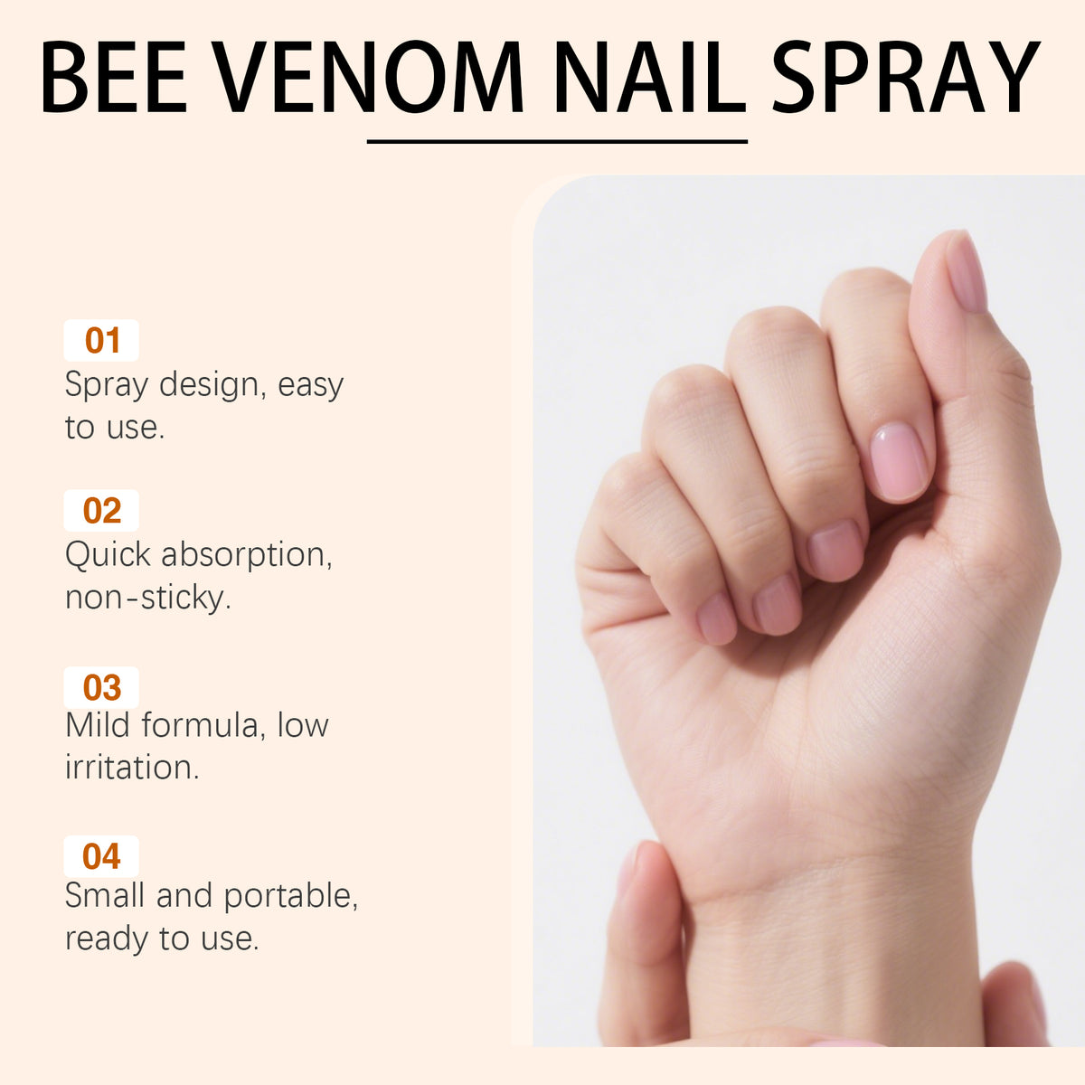 Nail Nourishing Spray 20ml - Strengthens & Repairs Nails