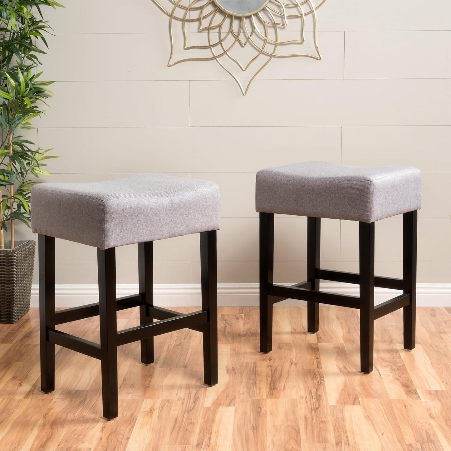 ZUMA KD BACKLESS COUNTER STOOL SET OF 2 PCS