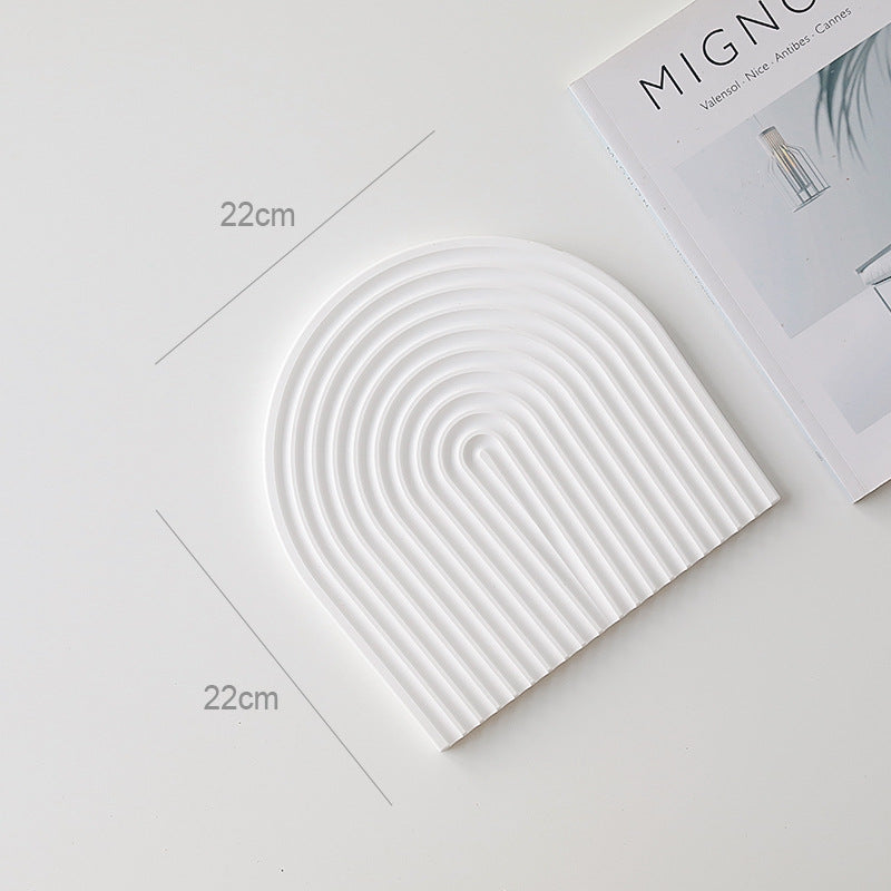 Small Plaster Tray for Food & Photography Props - Multiple Colors
