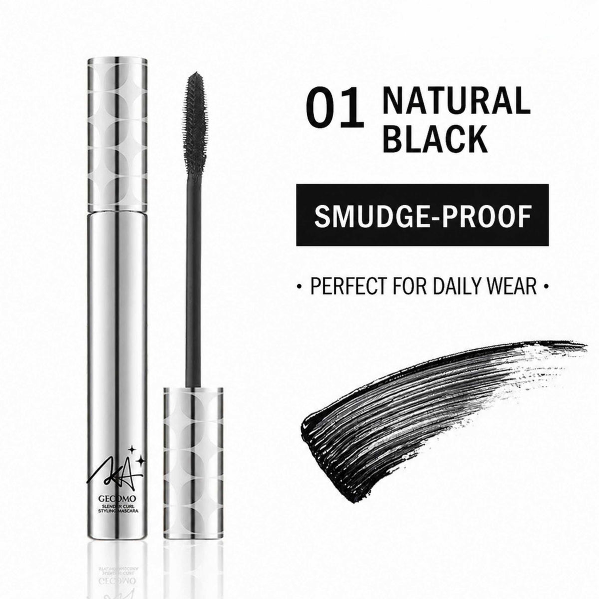 Waterproof Mascara - Lengthening & Curling, 24-Hour Wear
