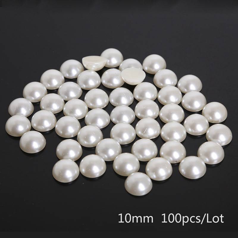 Assorted Pearl Beads for Crafting and Jewelry Making - 1000pcs Handmade Hair and Decor Material