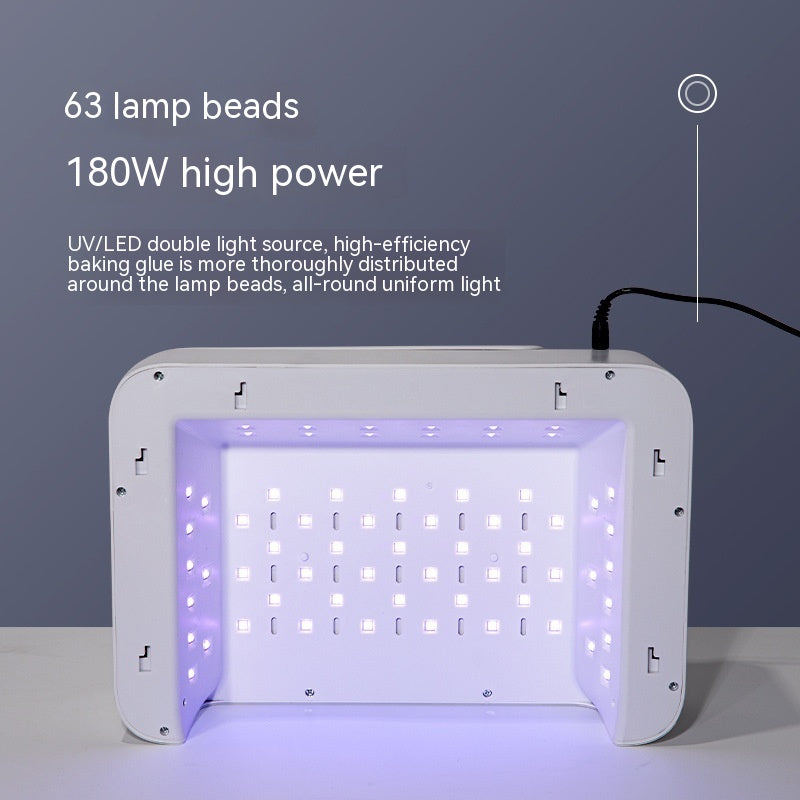 UV LED Nail Lamp - 63 Bead Professional Manicure Light