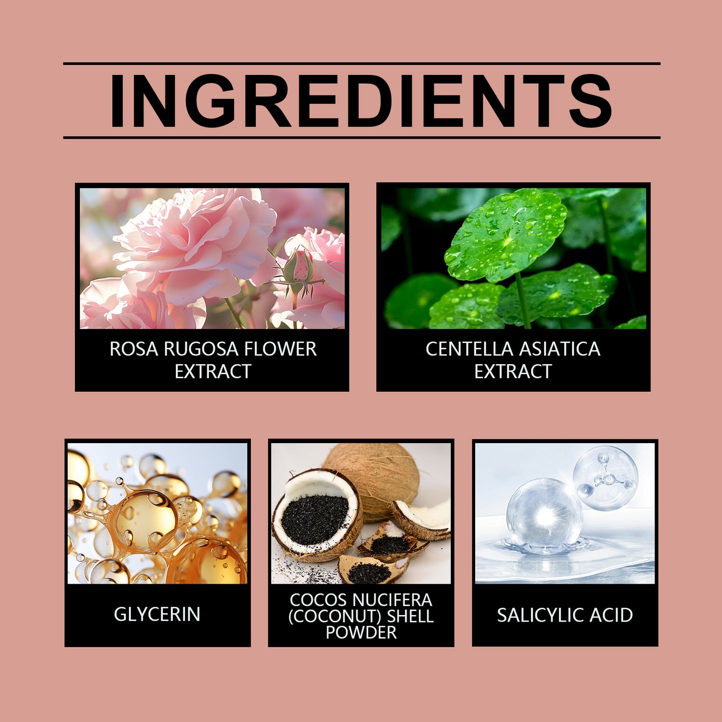 Rose Facial Scrub - Moisturizing Exfoliating Face Care Treatment (100g)