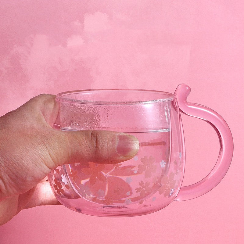 Heat-Resistant Double Layer Borosilicate Glass Cup for Hot Drinks