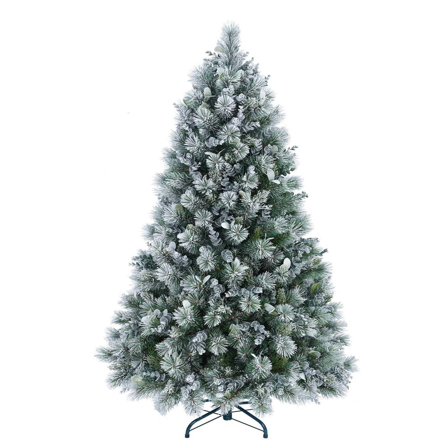 Snow Flocked Christmas Tree - Premium Artificial Pine with 404 Tips