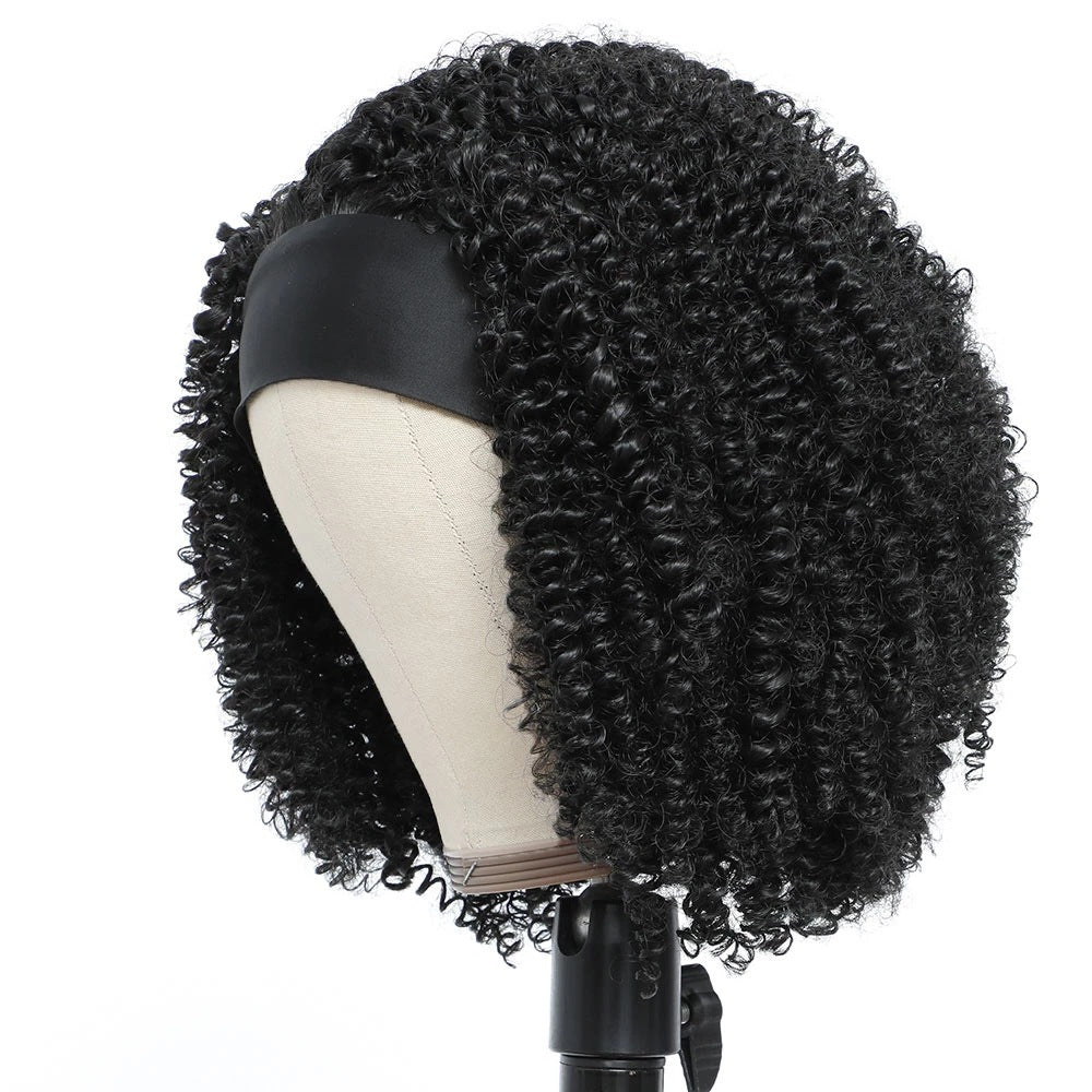 Black Synthetic Cosplay Wig - Chemical Fiber