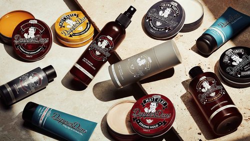 Dapper Dan Heavy Hold Pomade for Men, Strong Hold and High Shine Mens Hair Styling Product, Oil Based, Water Soluble, Liquorice and Vanilla Scent, 2 x 3.38 fl oz