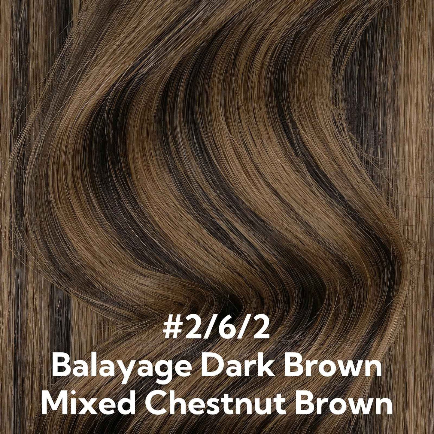 HOTBANANA Invisi Edge Clip in Hair Extensions, 14inch 120g Injected Seamless Clip in Extensions 7Pcs Balayage Dark Brown Mixed Chestnut Brown Real Human Hair PU Hair Extensions