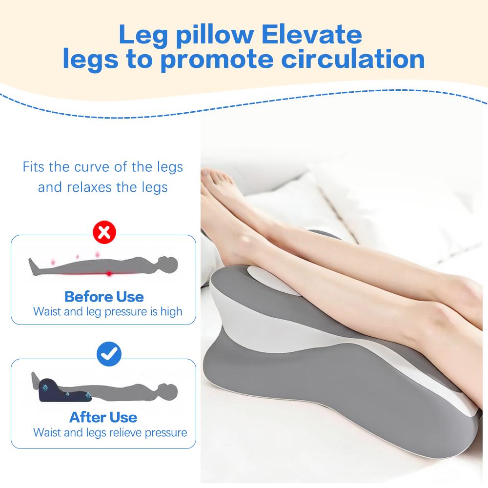 Ergonomic Heart-Shaped Memory Foam Chest Support Pillow
